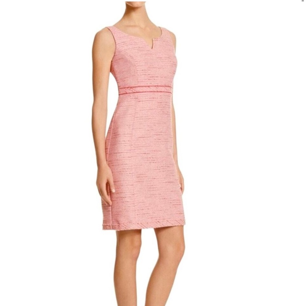 White House Black Market Pink Sleeveless Midi Dress for party and graduation